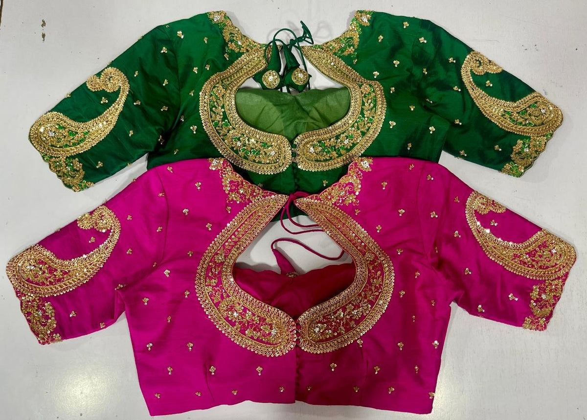 Paisley Maggam Work Blouse