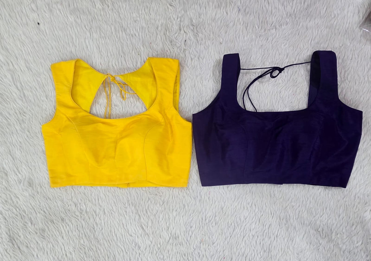Sleeveless Readymade Blouse, Pastels and Brights